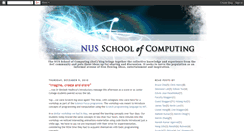 Desktop Screenshot of nusschoolofcomputing.blogspot.com