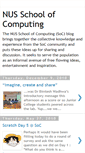 Mobile Screenshot of nusschoolofcomputing.blogspot.com