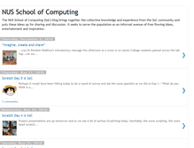 Tablet Screenshot of nusschoolofcomputing.blogspot.com