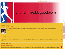 Tablet Screenshot of dna-running.blogspot.com