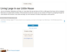 Tablet Screenshot of livinglargeinourlittlehouse.blogspot.com