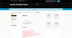 Desktop Screenshot of netbizinternational.blogspot.com