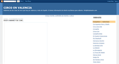 Desktop Screenshot of circoenvalencia.blogspot.com