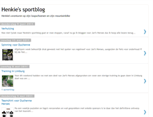 Tablet Screenshot of henkiessportblog.blogspot.com