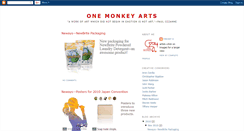 Desktop Screenshot of onemonkeyarts.blogspot.com