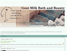 Tablet Screenshot of goatmilkbath.blogspot.com