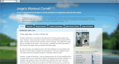 Desktop Screenshot of jorgesworkoutcorner.blogspot.com