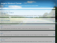 Tablet Screenshot of jorgesworkoutcorner.blogspot.com