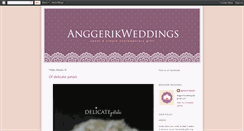 Desktop Screenshot of anggerikweddings.blogspot.com