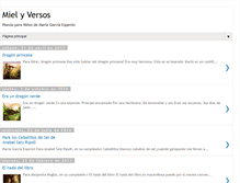 Tablet Screenshot of mielyversos.blogspot.com