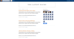 Desktop Screenshot of latesthacks4u.blogspot.com