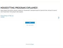 Tablet Screenshot of housesittingallyear.blogspot.com