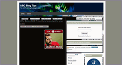 Desktop Screenshot of abcblogtips.blogspot.com