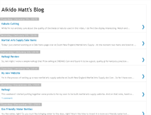 Tablet Screenshot of aikidomatt.blogspot.com