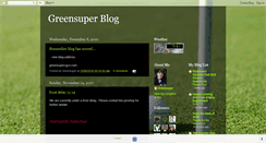Desktop Screenshot of greensuper.blogspot.com