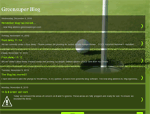 Tablet Screenshot of greensuper.blogspot.com