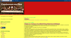 Desktop Screenshot of caminemos-con-dios.blogspot.com
