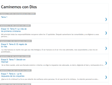 Tablet Screenshot of caminemos-con-dios.blogspot.com