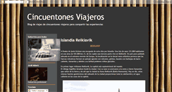 Desktop Screenshot of cincuentonesviajeros.blogspot.com