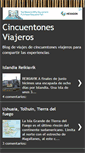 Mobile Screenshot of cincuentonesviajeros.blogspot.com