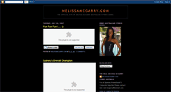 Desktop Screenshot of melissamcgarry.blogspot.com