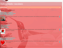 Tablet Screenshot of enfermedadessistemavascular.blogspot.com