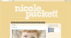 Desktop Screenshot of nicolepuckettphotography.blogspot.com