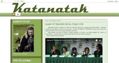 Desktop Screenshot of katanatak.blogspot.com