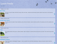 Tablet Screenshot of lymanfamily2006.blogspot.com