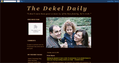 Desktop Screenshot of dekeldaily.blogspot.com