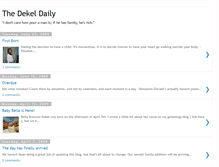 Tablet Screenshot of dekeldaily.blogspot.com