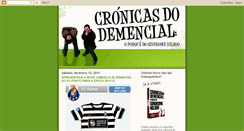 Desktop Screenshot of cronicasdodemencial.blogspot.com