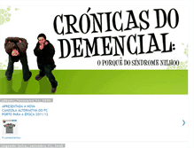 Tablet Screenshot of cronicasdodemencial.blogspot.com