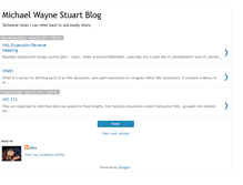 Tablet Screenshot of michaelwaynestuart.blogspot.com