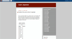 Desktop Screenshot of learnjapanese-55.blogspot.com