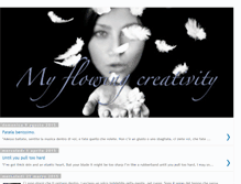 Tablet Screenshot of myflowingcreativity.blogspot.com