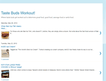 Tablet Screenshot of caseytastebudsworkout.blogspot.com