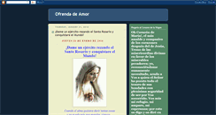 Desktop Screenshot of ofrendadeamor.blogspot.com