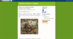 Desktop Screenshot of literaturaclasicayantigua.blogspot.com