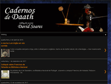 Tablet Screenshot of cadernosdedaath.blogspot.com