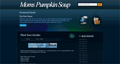 Desktop Screenshot of momspumpkinsoup.blogspot.com