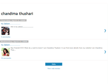Tablet Screenshot of cthushari.blogspot.com