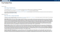 Desktop Screenshot of free-football-picks.blogspot.com
