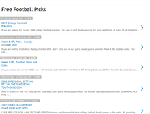 Tablet Screenshot of free-football-picks.blogspot.com