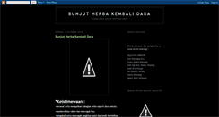 Desktop Screenshot of bunjutkembalidara.blogspot.com