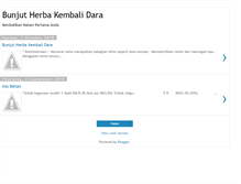 Tablet Screenshot of bunjutkembalidara.blogspot.com
