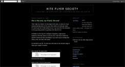 Desktop Screenshot of kiteflyersociety.blogspot.com