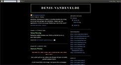 Desktop Screenshot of denis-vandevelde.blogspot.com