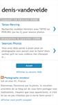 Mobile Screenshot of denis-vandevelde.blogspot.com