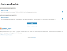 Tablet Screenshot of denis-vandevelde.blogspot.com